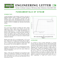 Fundamentals of Steam - New York Blower Company