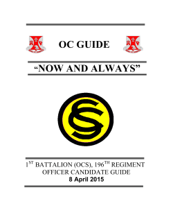 Officer Candidate Guide