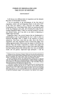 they place on the discipline of history.