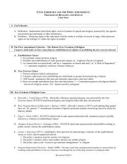 Civil Liberties Notes