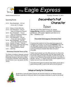 The Eagle Express - Skeels Christian School