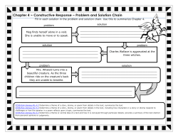 Chapter 4 ~ Constructive Response &ndash; Problem and Solution Chain
