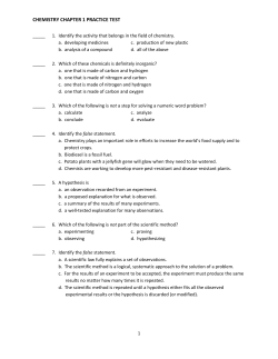 chemistry chapter 1 practice test