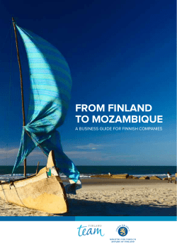 FROM FINLAND TO MOZAMBIQUE