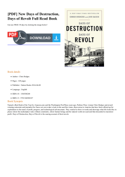 New Days of Destruction, Days of Revolt Full