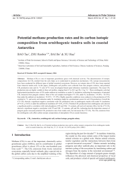 Potential methane production rates and its carbon isotopic