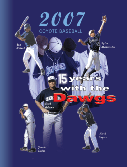 2007 Media Guide - Cerro Coso Community College
