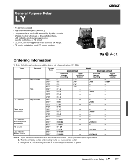LY - Omron Electronic Components