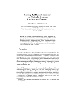 Learning Rigid Lambek Grammars and Minimalist
