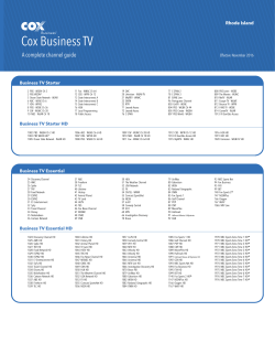 Cox Business TV - Cox Communications