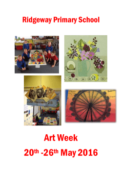 Art Week 2016 - Ridgeway Primary School