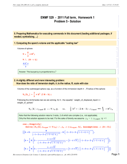 ENMF 529 - 2011 Fall term, Homework 1 Problem 5