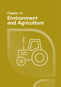 Chapter 12: Environment and Agriculture