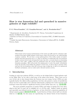 How is star formation fed and quenched in massive galaxies at high