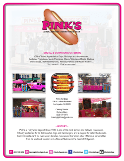 Pink`s, a Hollywood Legend Since 1939, is one of