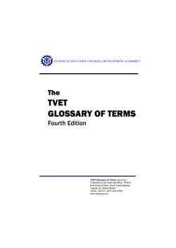 glossary of terms
