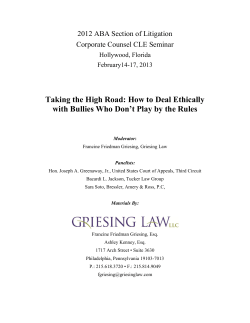 Taking the High Road: How to Deal Ethically with Bullies Who Don`t