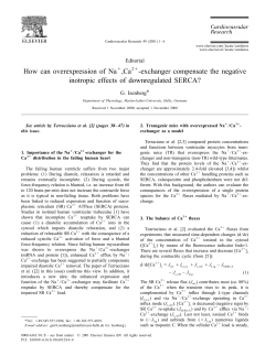How can overexpression of Na ,Ca