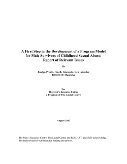 Development of a Program Model for