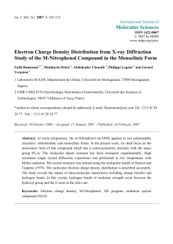 Electron Charge Density Distribution from X-ray Diffraction