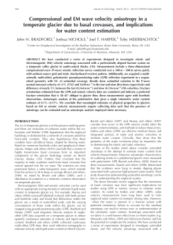 Compressional and EM wave velocity anisotropy in a temperate