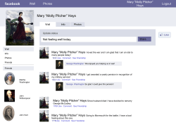facebook Mary &ldquo;Molly Pitcher&rdquo; Hays