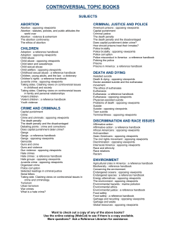 controversial topic books