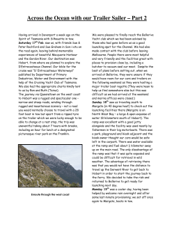 Across the Ocean with our Trailer Sailer – Part 2