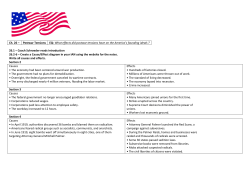 Ch. 26 &ndash; Postwar Tensions EQ: What effects did postwar