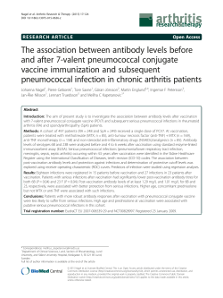 The association between antibody levels before and after 7