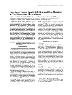 Detection of Human Somatic Cell Structural Gene Mutations by Two