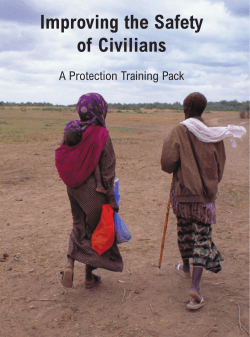 Improving the Safety of Civilians: A Protection Training Pack