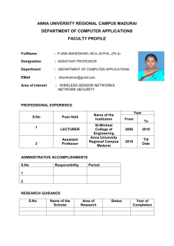 Ph.D - Anna University