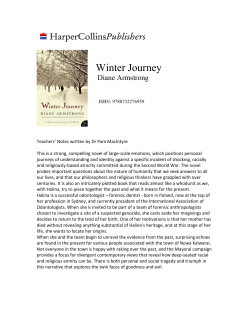 Teachers` Notes for Winter`s Journey