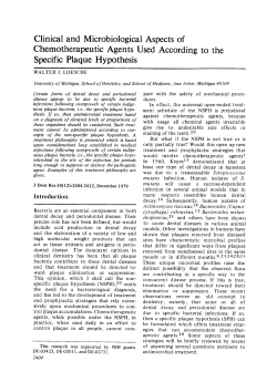 Clinical and Microbiological Aspects of Chemotherapeutic