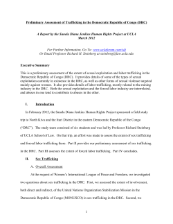 Trafficking in the Democratic Republic of the Congo