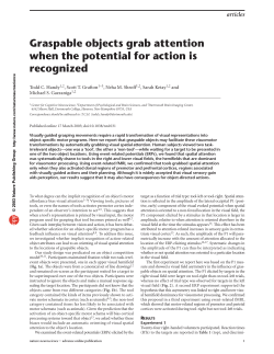 Graspable objects grab attention when the potential for action is