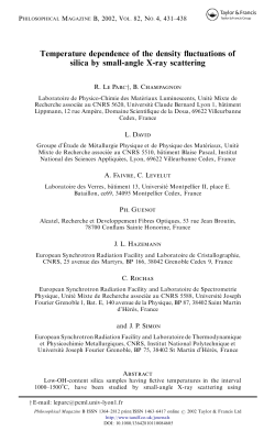 Temperature dependence of the density fluctuations of silica by