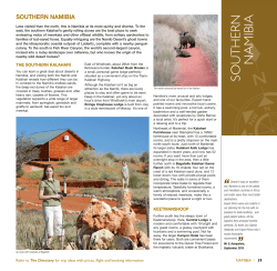 SO U TH ERN N AMIBIA