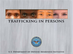 Trafficking in Persons