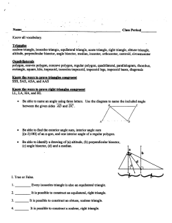 scalene triangle, isosceles triangle, equilateral triangle, acute