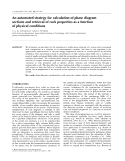 An automated strategy for calculation of phase diagram sections and