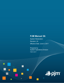 PJM Manual 36