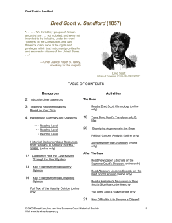 Dred Scott v. Sandford (1857)