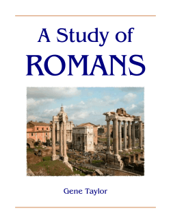 A Study Of Romans