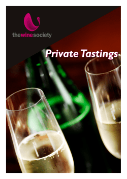 Private Tastings - The Wine Society