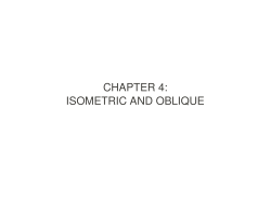 CHAPTER 4: ISOMETRIC AND OBLIQUE