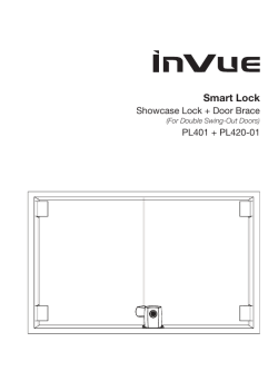 Smart Lock Showcase Lock + Door Brace