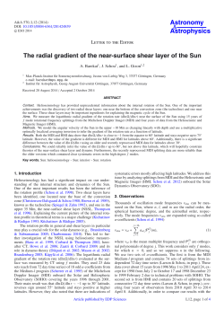 The radial gradient of the near-surface shear layer of the Sun