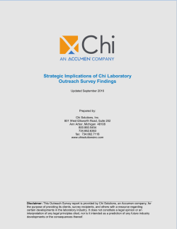 Strategic Implications of Chi Laboratory